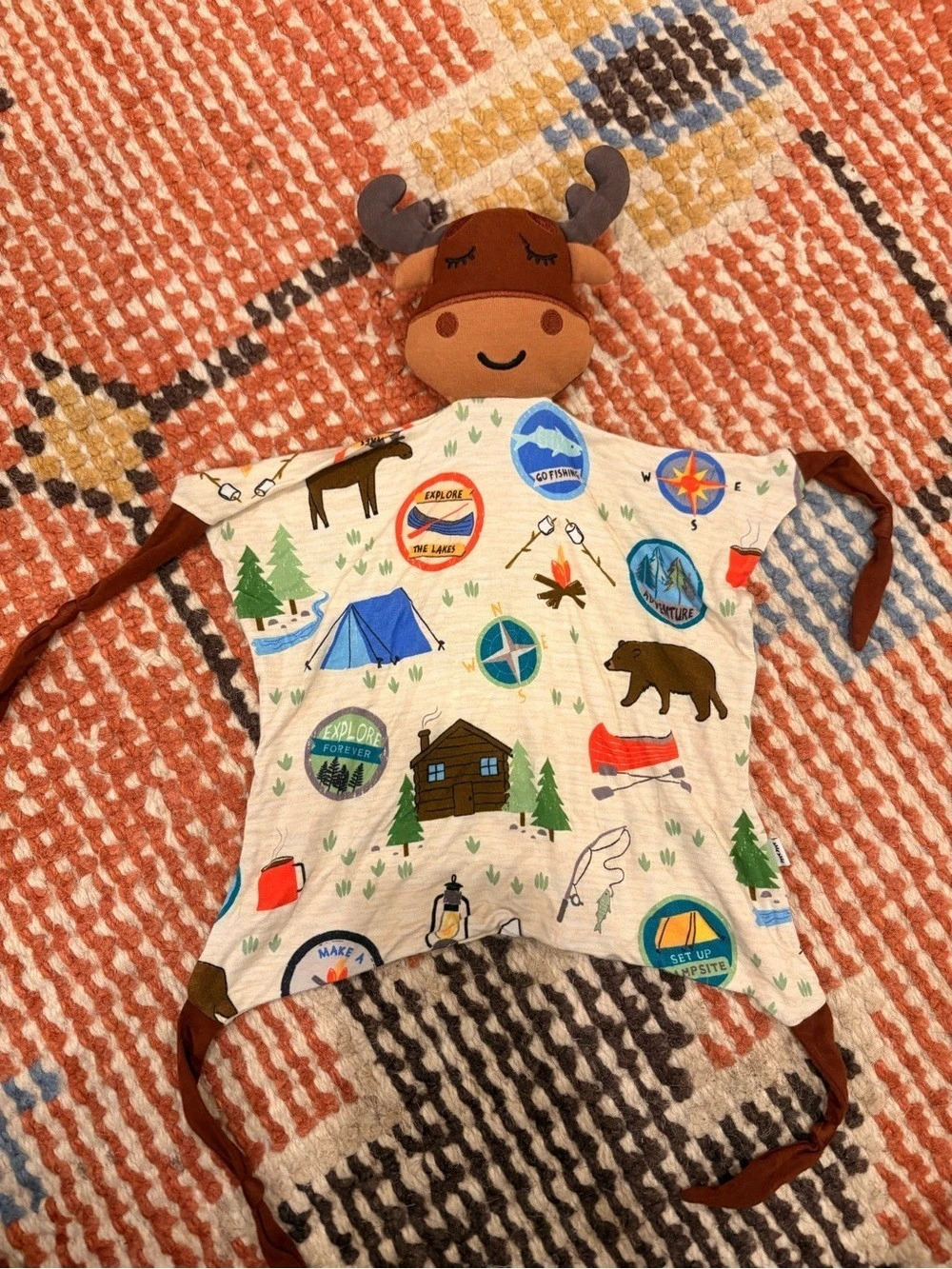 Little Sleepies Great Outdoors Lovey like new!